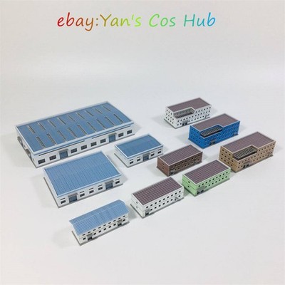 Multiple Proportions Factory Building Model Sand Table Scene Assembly Models