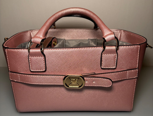 CRS Rink Side Tote Purse Pink Cube Accessory Bag Figure Ice Skating Skate Sport