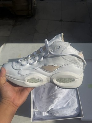 Size 9 - Maison Margiela x Reebok Question Mid Memory Of White GW5000 Worn Once