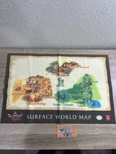 🗡️The Legend of Zelda Skyward Sword Nintendo Prima Cloth Surface World Map 🗺️