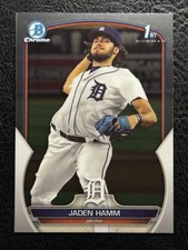 2023 Bowman Draft - Chrome 1st #BDC-154 Jaden Hamm Detroit Tigers