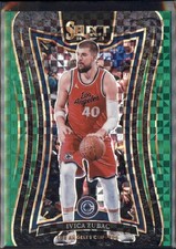2024-25 Panini Select #349 Green Prizm Ivica Zubac Los Angeles Clippers /5