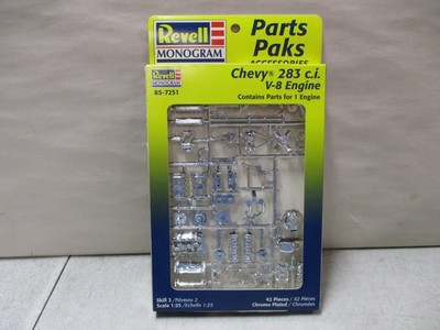 Revell Parts Paks Accessories Chevy 283 C.I. V-8 Engine 1/25