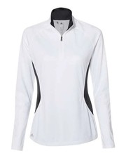 Adidas Women's Lightweight Quarter-Zip Pullover A281 XL