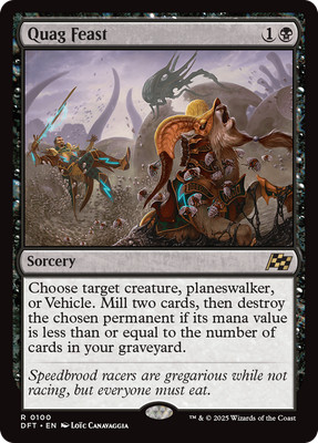 x1 Quag Feast DFT Aetherdrift MTG 100 RARE M/NM 1x