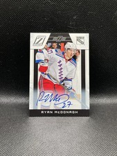 2010-11 Zenith Hockey Ryan McDonagh #194 Rookie RC Autographs /999 Rangers