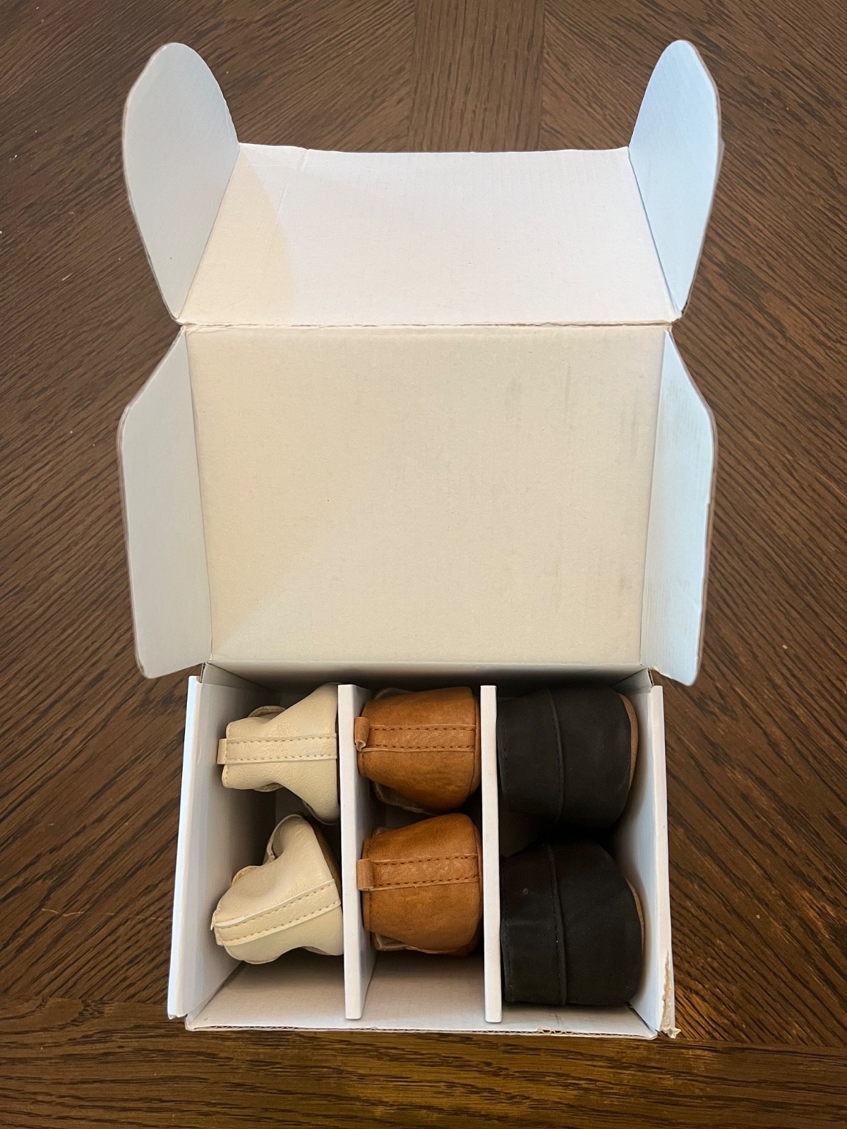 Sweet N Swag Baby Moccasins Set of Three Mox Box