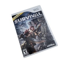 Nintendo Wii Cabelas Survival Shadows Of Katmai COMPLETE In Box Video Game