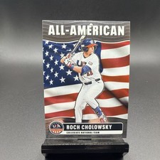 2026 Panini Stars & Stripes Prizm USA Baseball #7 Roch Cholowsky All-American