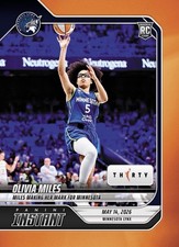 2026 Panini Instant WNBA #60 Olivia Miles Rookie Orange /30 Lynx RC Presale