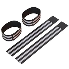 Reflective Ankle Bands (4 /2 Pairs) | High Visibility and Safety for