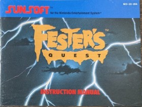 Fester's Quest NES 1989 Nintendo Game + Box + Instructions + Sleeve WORKS 