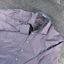 Bugatchi Uomo Mens Shaped Fit Button Down Shi...