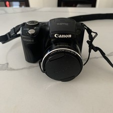 Canon PowerShot SX500 IS 16.0MP Digital Camera EXCELLENT Black Tested Works