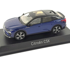 Citroen C5X 2021 Diecast Car Model 1:43 Blue Metallic NOREV 155572
