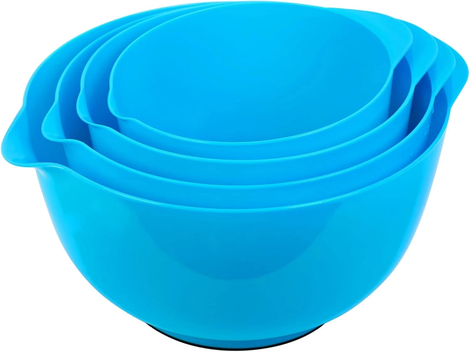 4 Quart Large Plastic Mixing Bowls, Microwave Safe Mixing Bowl Set with Pour Spo
Opens in a new wind