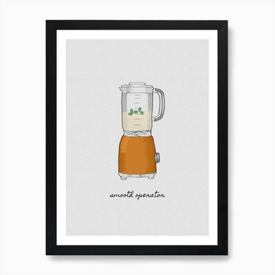 Smooth Operator Kunstdruck Gerahmtes Wandbild Poster Leinwanddruck Bild