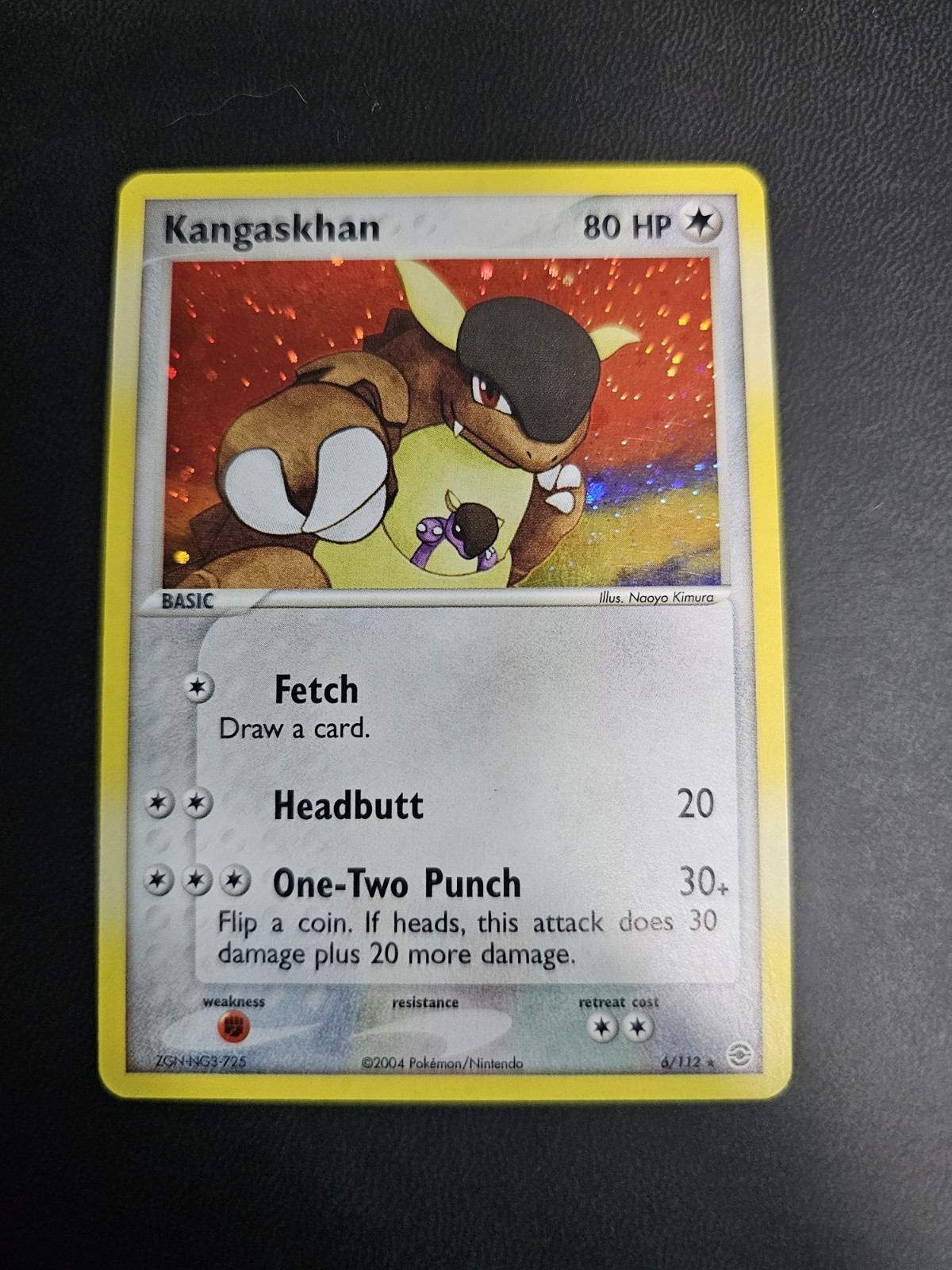 Pokémon TCG Kangaskhan 6/112 Firered & Leafgreen Holo NM/VLP