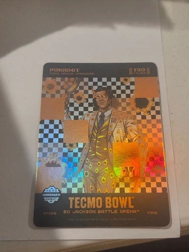 Puka Nacua Pukadot Bo Jackson Battle Arena Tecmo Big Pixel Fire 190 PWR SSP