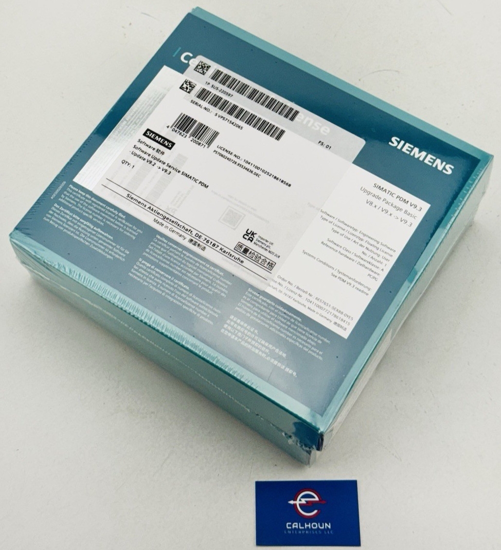 New! SIEMENS 6ES7651-5EX88-0YE5 & 6ES7658-3GX88-0YT8 V8.x/V9.x- V9.3 *WARRANTY*