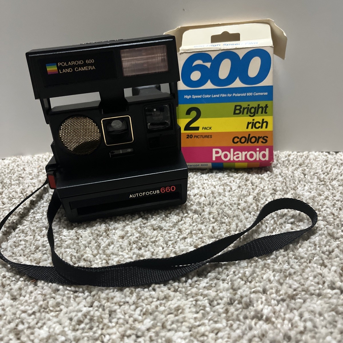 Camera Polaroid Autofocus 660 Film Pack Polaroid 600 Type Land