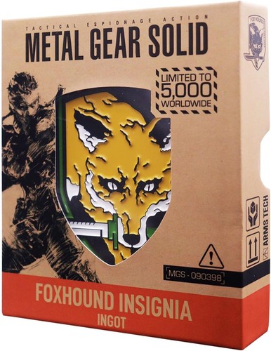 Metal Gear Solid FOXHOUND Insignia Limited Edition Ingot - 第 7/8 張圖片