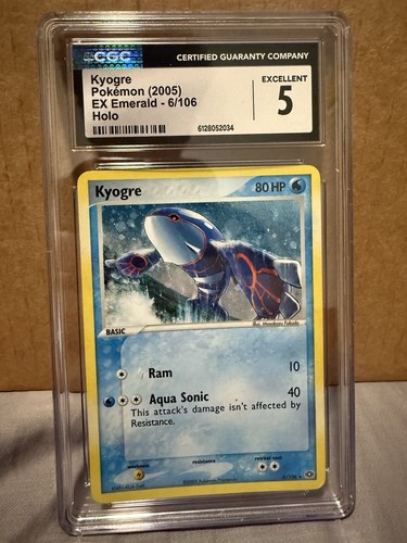 Kyogre graded CGC 5 for sale on eBay