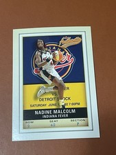 2002 Fleer Authentix WNBA - Nadine Malcolm #62 Indiana Fever