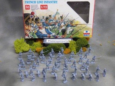 1/72 Esci  / Airfix Compatible Complete Set French Line Infantry Lot#7388K 