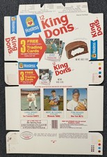 Tom Seaver Bert Blyleven Chris Speier 1975 Hostess King Dons 3 Card UNCUT Sheet