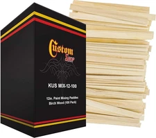Custom Shop Craft and Paint Sticks - (Pack -100 Sticks) 12" - Pack of 100 