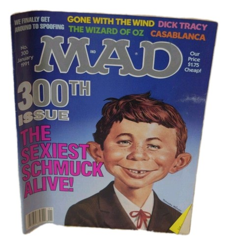 MAD Magazine No. 300 January 1991 The Sexiest Schmuck Alive!