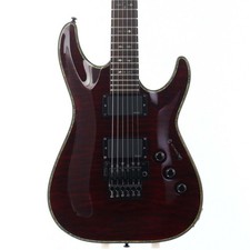 Schecter Hellraiser C-1 FR Negro Cereza Caoba Top Usado