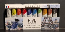 Sennelier Rive Gauche Artists Oil Color - Set of 10 Tubes - 21 ml - NEW
