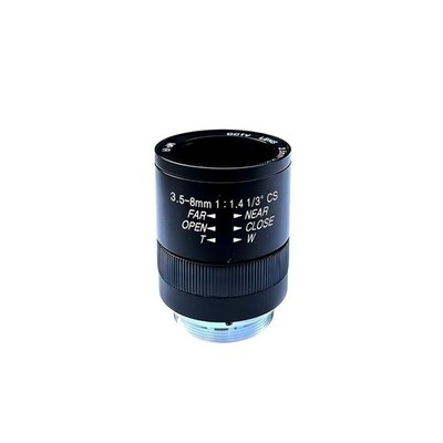 Security monitoring accessories lens 3.5-8mm manual aperture zoom focusing gun m