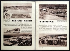 Washington National Airport 1941 article “The Finest Airport In The World~Reagan