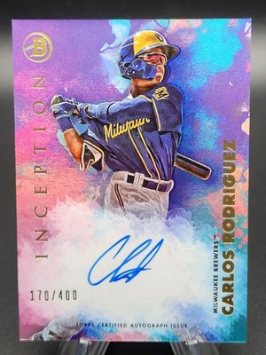 Carlos Rodriguez 2021 Bowman Inception Auto