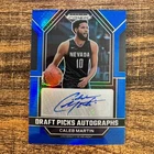 2023 Panini Prizm Draft Caleb Martin #DPA-CMT Blue Prizm Auto #094/125 MIA Heat