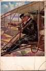 WW1 WWI Czechoslovakian Czech Military Army Postcard Early Aviation Plane