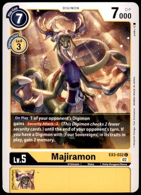 Digimon - Majiramon EX3-032 C - Normal - Draconic Roar