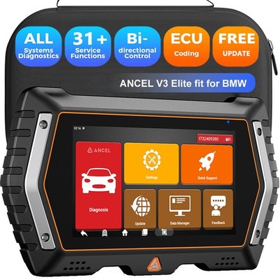 ANCEL V3 ELITE Car All System Bidirectional OBD2 Scanner Automotive Diagnostic