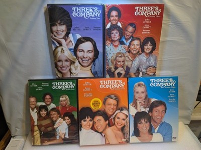 Three's Company - Season 2, 3, 4, 7 and 8 DVD Lot Bundle NEW FACTORY SEALED