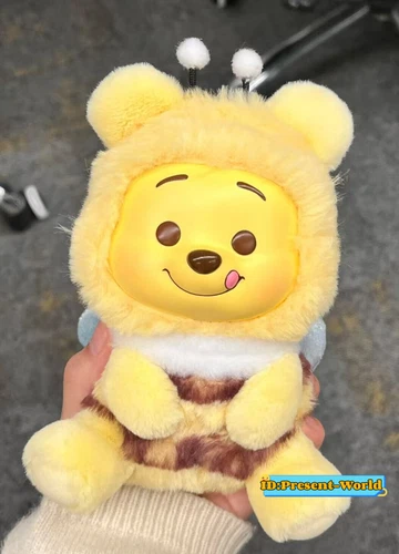 MINISO Winnie Puuh Freche Party Plüsch Vinyl Kunst Spielzeug Figur Geschenk Winnie Biene - Bild 1 von 1