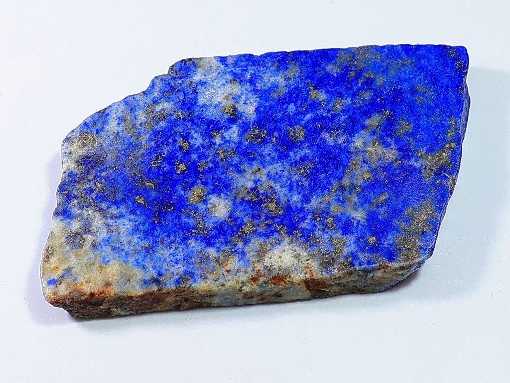 231 CT NATURAL BLUE LAPIS LAZULI ROCK ROUGH SLAB UN231