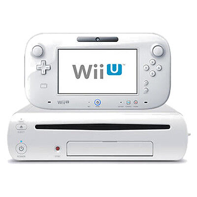 Nintendo Wii U - White Console - Good Condition 712131666016