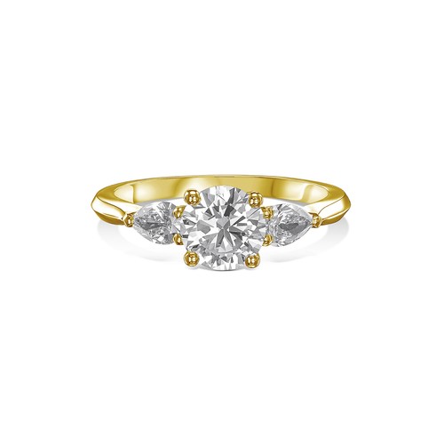 GIA-zertifizierter Diamantring VVS2 E runder Schliff 1,80 CTW Labor erstellt augenrein - Bild 5 von 7