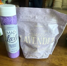 Perfectly Posh Bath Bombs Sweet Lavender 6 Bombs & Mad For Lav Bath Salts