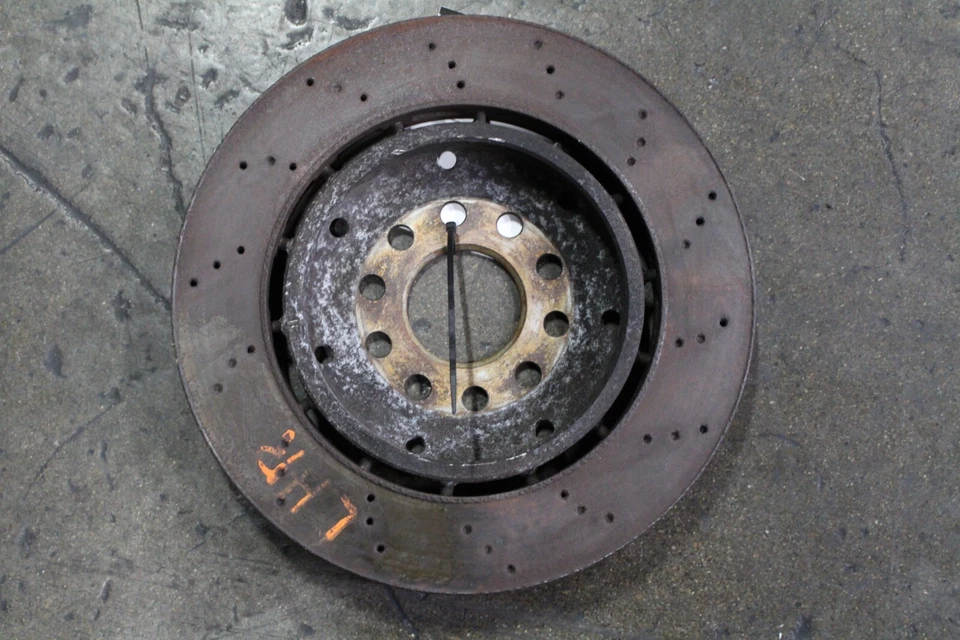 Lamborghini Gallardo Coupe, Spyder, LH, Rear Brake Rotor, Used, P/N 400615601C - Image 4 of 4