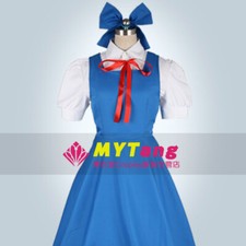 Touhou Project Cirno Cosplay Costume Dresses M006