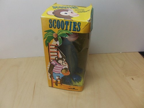 scooties – merry monkey plastic push-along friction-drive toy